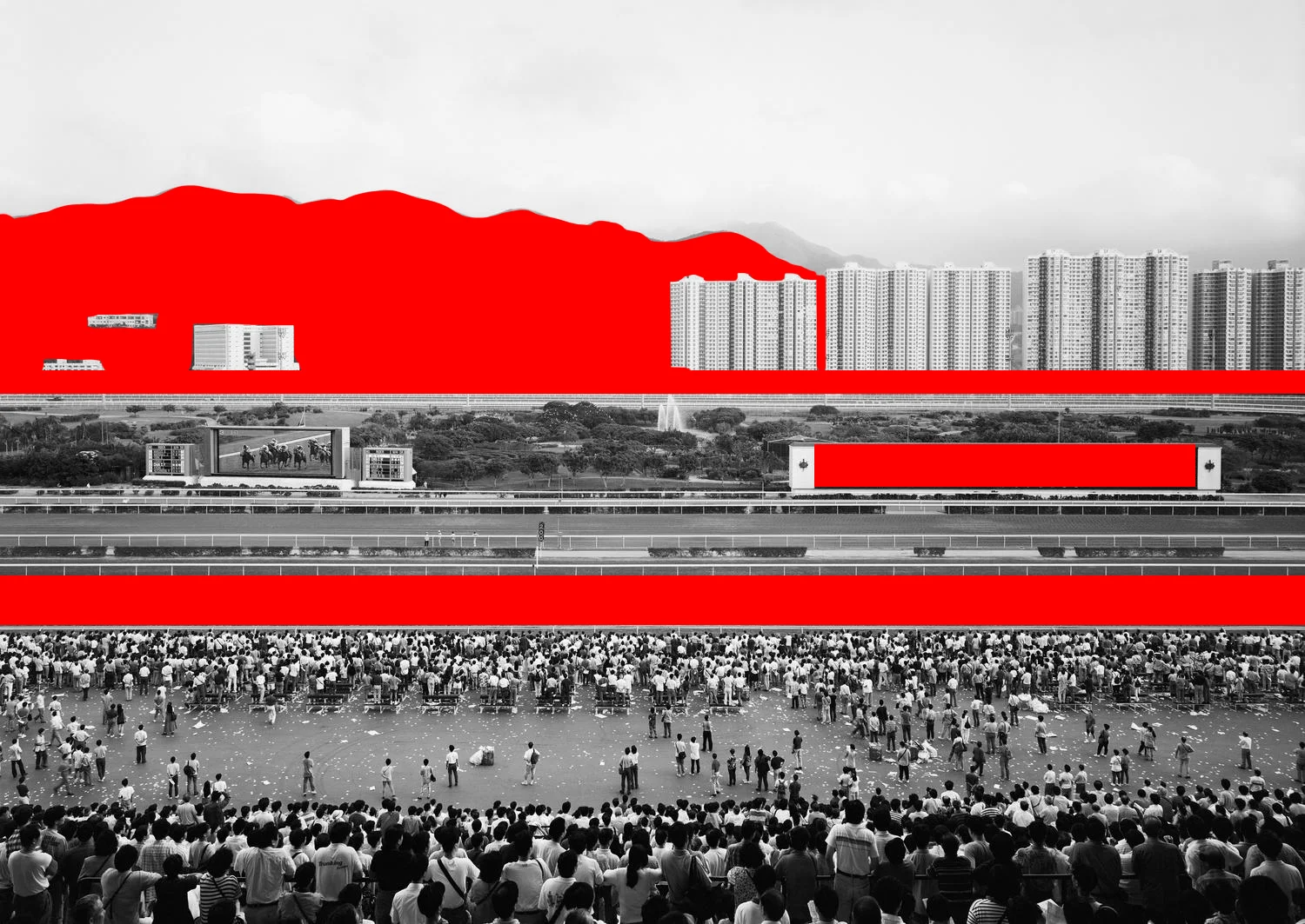 Andreas Gursky's Banded Composition - Horoma's Library - Obsidian